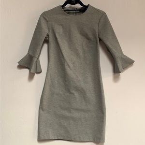 Banana Republic grey midi professional dress